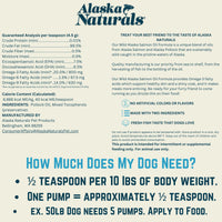 Thumbnail for Alaska Naturals Wild Alaskan Fish Oil Supplement for Dogs Skin and Coat with EPA DHA Omega 3 Fatty Acids Sustainable Liquid Food Topper 15.5 oz. Pump