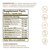 Thumbnail for Solgar Essential Amino Complex, 90 Vegetable Capsules (Pack of 2) - Free Form Essential Amino Acids - Non-GMO, Vegan, Gluten Free, Dairy Free, Kosher - 180 Total Servings