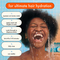Thumbnail for amika Hydro Rush Intense Moisture Mask with Hyaluronic Acid, 500ml