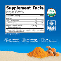 Thumbnail for Nutricost Organic Turmeric Powder 2 LBS - Certified USDA Organic, Food Grade, Gluten Free, Non-GMO