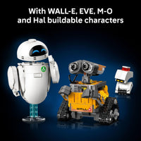 Thumbnail for LEGO Disney & Pixar Wall-E & EVE Building Set for Adults, Ages 18+ - Home Office, Book Shelf, or Room Decor for Disney Fans - Gift Ideas for Men & Women - 43279