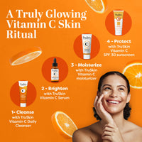 Thumbnail for TruSkin Vitamin C Face Cream - Brightening & Hydrating Daily Moisturizer with Vitamin E, B5, Jojoba Oil & Green Tea - Smooth, Radiant-Looking Skin, 2 Fl Oz