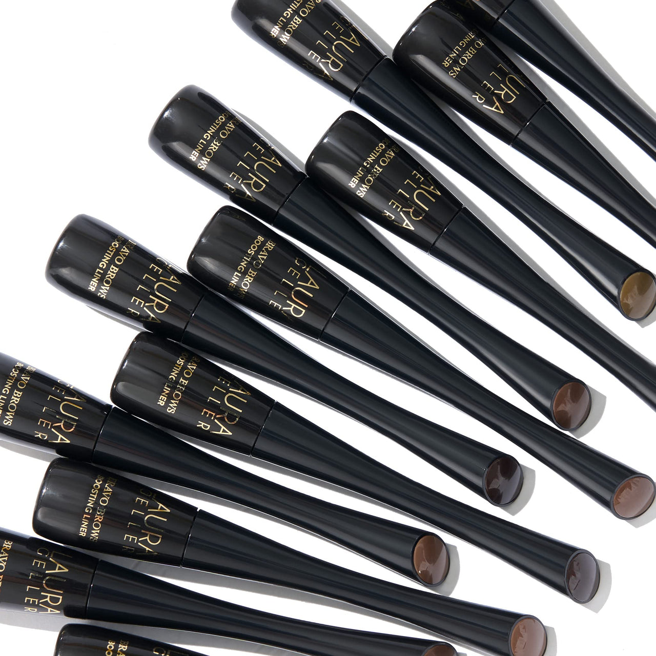 LAURA GELLER NEW YORK Bravo Brows Boosting Liner, Dark Brown