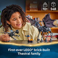 Thumbnail for LEGO Harry Potter Thestral Family Building Toy - Pretend Play for Kids, Boys and Girls, Ages 10+ - Collectible Harry Potter Poseable Action Figures - Gift Idea for Birthdays - 76458