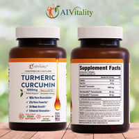 Thumbnail for A1Vitality NovaSOL Turmeric Curcumin 1000mg – Clinically Proven 185x Higher Absorption – Promotes Joint Comfort, Mobility & Overall Wellness – Non-GMO, Doctor Formulated, 60 Softgels.