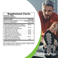 Thumbnail for NaturesPlus Herbal Actives ProstActin - 200 iu Vitamin E, 60 Softgels - Healthy Prostate Gland Support, with Saw Palmetto, Pygeum & Pumpkin Seed Oil - Gluten-Free - 30 Servings