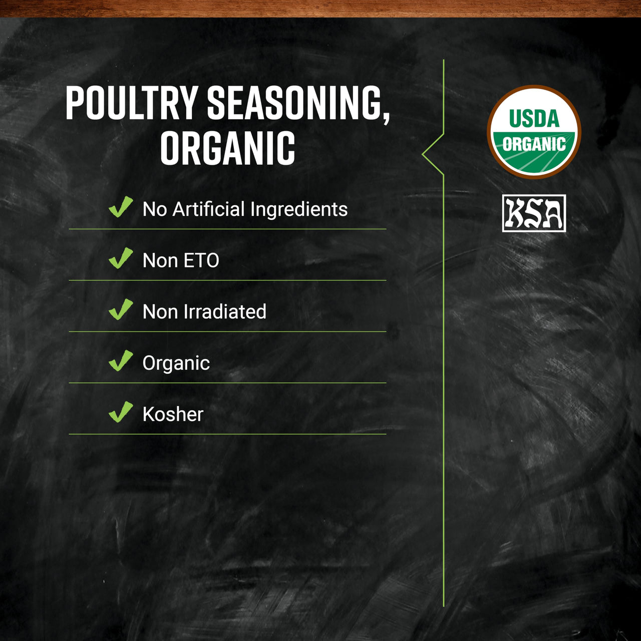 Frontier Co-op Salt-free Poultry Seasoning, 1-pound Bulk Bag, Blend of Sage, Thyme & Onion, Perfect for Poultry & Stuffing
