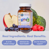 Thumbnail for Garden of Life Once Daily Whole Food Multivitamin for Men, Organic Mens Vitamins & Minerals, Vitamin C, Zinc, Vegan, for Health & Well-Being, 60 Tablets