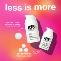 Thumbnail for K18 Leave-In Molecular Repair Hair Mask, Patented, Lasting Repair For Dry, Frizzy, Damaged Hair, Reverse Damage In 4 Minutes From Bleach, Color, Chemical Services + Heat