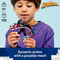 Thumbnail for LEGO Marvel Miles Morales Mech vs. Spider-Man 2099 Building Toy for Boys & Girls - Poseable Super Hero Mech & 2 Marvel Minifigures for Kids & Fans, Ages 6+ - Gift Idea for Birthdays - 76337