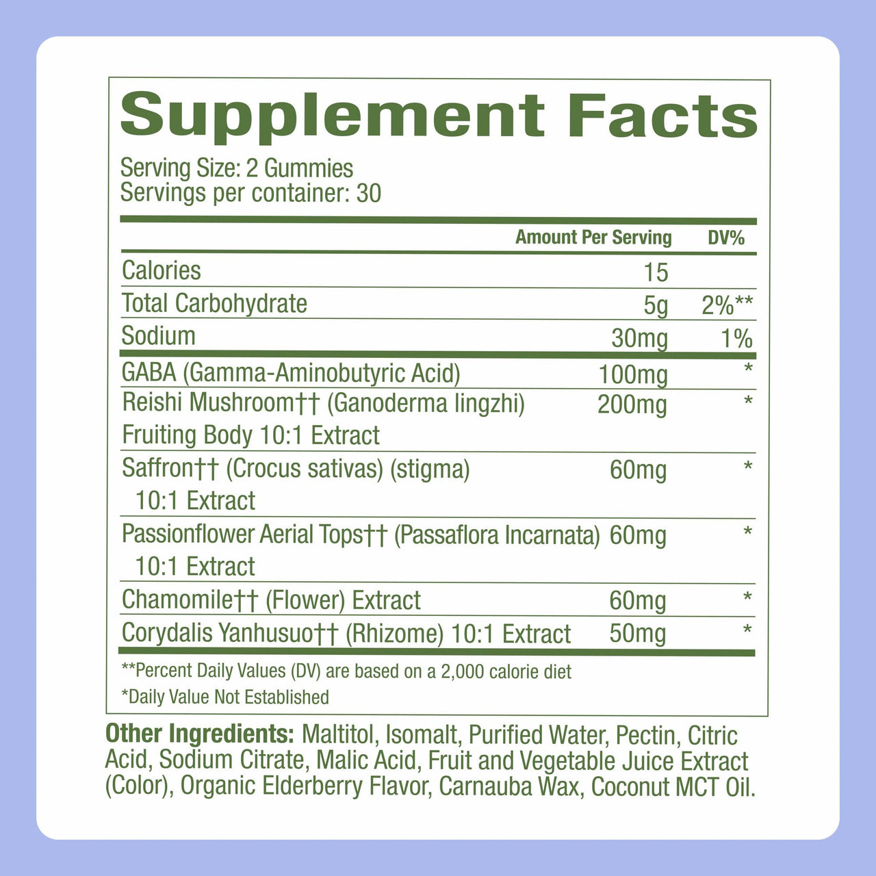 Plant People WonderSleep Mushroom Gummies Supplement for Sleep, No Melatonin with Reishi Super Mushrooms, Wild Elderberry Flavor, Sugar Free (60 Count)