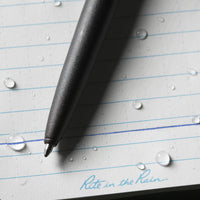 Thumbnail for Rite in the Rain Weatherproof Black Metal Tactical Clicker Pen - Blue Ink (No. 97B)
