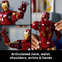 Thumbnail for LEGO Marvel Iron Man Mark 3 Collectors’ Edition Building Set - Poseable Super Hero Construction Kit W/Mark 3 Minifigure for Adults, Ages 18+ - Collectible Gift Idea for Birthdays - 76344