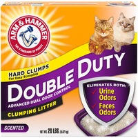 Thumbnail for Arm & Hammer Double Duty Clumping Litter, 20lb
