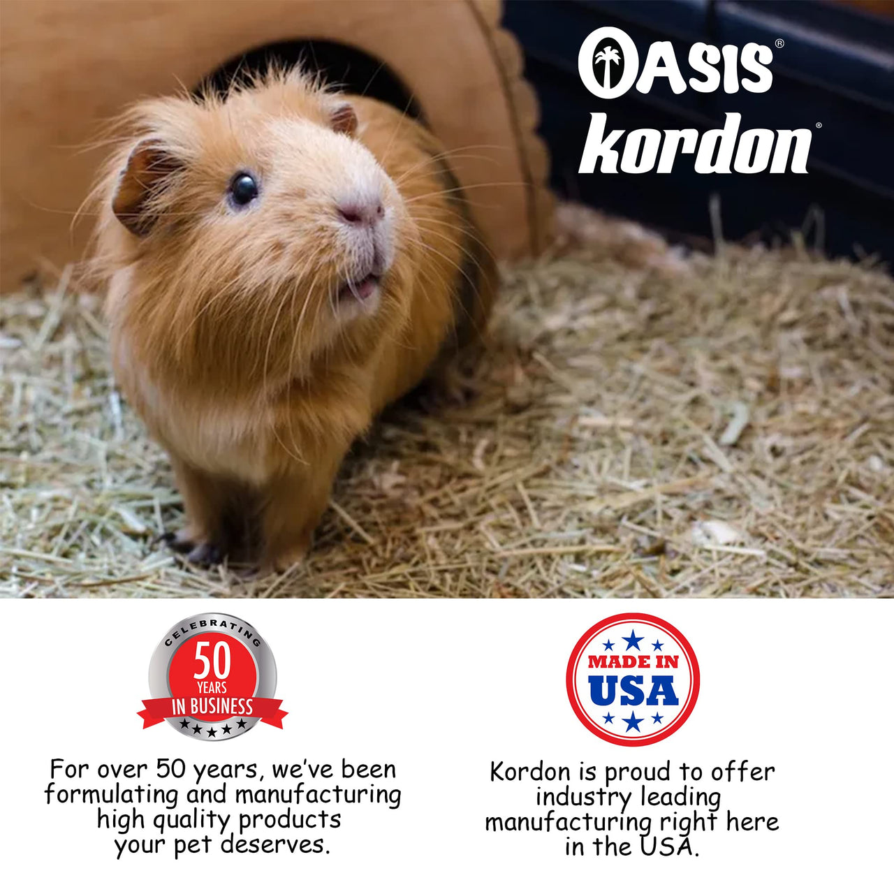 OASIS #80254 Vita Drops-Pure C for Guinea Pig, 2-Ounce, Packaging may vary