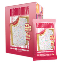 Thumbnail for Legendary Foods 22g Protein Pastry+ Premium Low Carb Meal Replacement Bar - Low Glycemic, Gluten Free Protien Snacks - Healthy Keto Snack Box, 8x Zero Sugar Energy Bars - Bariatric Diabetic Friendly