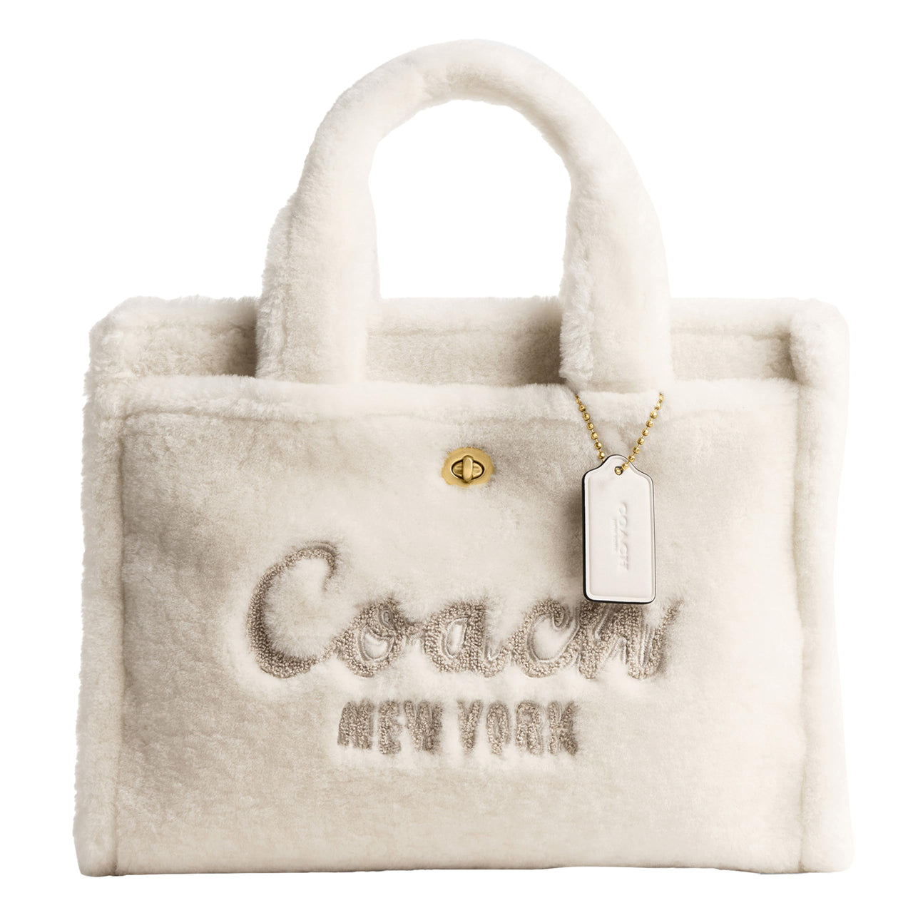 COACH Womens Cargo Tote Bag Chalk One Size