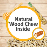 Thumbnail for Vitakraft Crunch Sticks Kiwi & Lemon Flavor Bird Treat for Cockatiels (2 Sticks), 3.5 oz