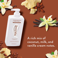 Thumbnail for Native Moisturizing Body Wash Contains Naturally Derived Ingredients | for Women & Men, Sulfate, Paraben, & Dye Free Leaving Skin Soft & Hydrated | Cocoa Butter & Vanilla 18 oz