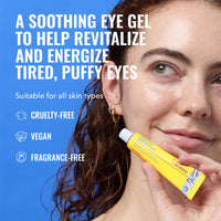 Thumbnail for Good Molecules Yerba Mate Wake Up Eye Gel - Hydrating Under Eye Gel Cream with Hyaluronic Acid and Caffeine - Target Dark Circles and Puffiness - Skin Care for Face