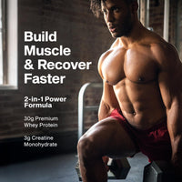 Thumbnail for Muscletech Whey Protein Powder (Vanilla Cream, 2.2 Pound) - Nitro-Tech Ultimate Muscle Building Formula with Whey Protein Isolate & Peptides - 30g of Protein, 3g of Creatine & 6.8g of BCAA