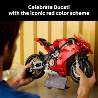 Thumbnail for LEGO Technic Ducati Panigale V4 S Motorcycle Toy - Building Set for Adults, Men & Women, Ages 18+ - Gift for Birthdays - 42202