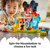 Thumbnail for LEGO DUPLO Disney Mickey Mouse Clubhouse with Minnie & Pluto Building Toy - Fine Motor Skill Toy for Toddlers, Ages 2+ - Mickey Mouse Toy for Boys & Girls - Birthday Gift for Kids - 10465