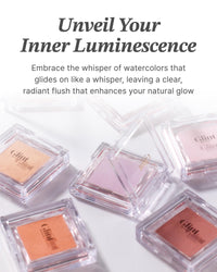 Thumbnail for Glint Baked Blush (Strawberry Smoke, 0.08oz) - Long-Lasting, All-Day Face Blush Powder for a Natural Look. Korean Skin Care Makeup. Blendable Color for Eyes, Cheeks & Body.