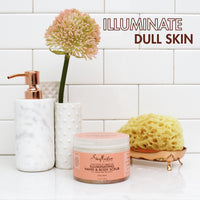 Thumbnail for SheaMoisture Body Scrub for Dull Skin Illuminating Coconut and Hibiscus Cruelty-Free Skin Care 12 oz