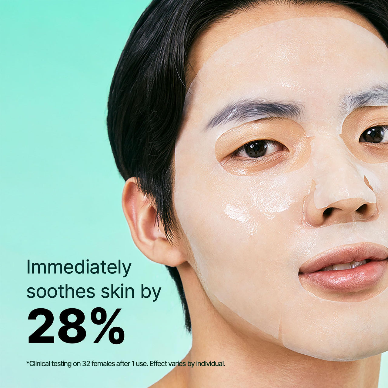 Dr.Jart+ Dermask Soothing Hydra Solution Korean Face Mask for Visibly Irritated Skin | Sheet Mask | Korean Skin Care | Travel Size, 1 Pack