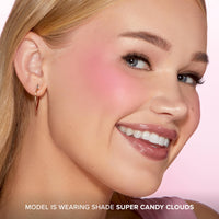 Thumbnail for Too Faced Cloud Crush Blush | Buildable, Blendable, High Pigment Color, Vegan + Cruelty Free, 0.17 oz, Super Candy Clouds