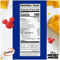 Thumbnail for Goldfish Disney Mickey Mouse Cheddar Crackers, Snack Crackers, 27.3 oz carton