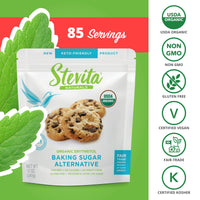 Thumbnail for Stevita Organic Erythritol Bake-It-Better Pouch - 12 oz - Baking Sugar Alternative with Stevia & Erythritol, No Calories - USDA Organic, Non-GMO, Vegan, Keto, Paleo, Gluten Free