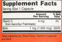 Thumbnail for Now Foods Biotin 1000 MCG - 100 Capsules