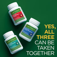 Thumbnail for Garlique Garlic Extract Supplement, Healthy Cholesterol Formula, Odorless & Vegan, 60 Caplets