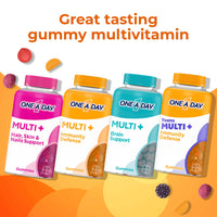Thumbnail for ONE A DAY Teen Multi+ Immunity Defense Vitamins, Multivitamin Gummies With Boost of Immunity Support with Vitamins A, C, D, E, Selenium & Zinc, 120 Count