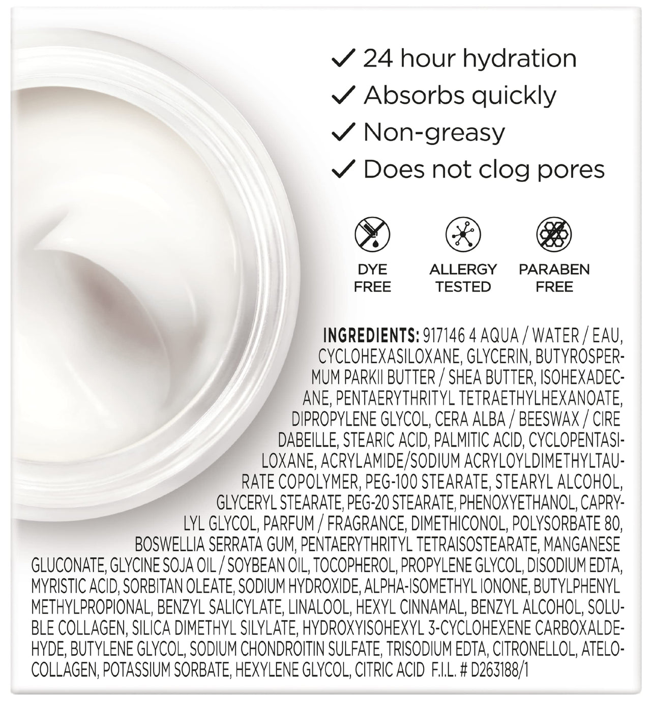 L’Oreal Paris Collagen Daily Face Moisturizer, Anti Aging Face Cream to Reduce Wrinkles and Provide Intense Hydration, 1.7 oz