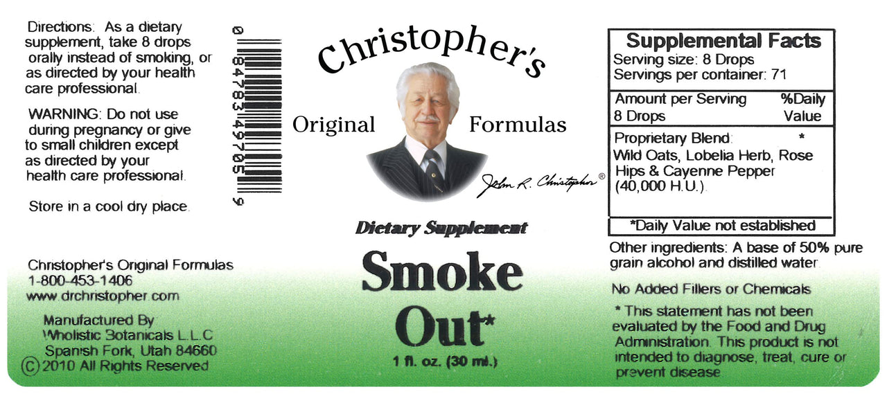 Smoke Out Extract Dr. Christopher 1 oz Liquid