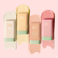 Thumbnail for Pixi On-the-Glow SuperGlow | Shade IcePearl | Hydrating Highlighter Stick with Ginseng, Aloe Vera & Fruit Extracts | For Cheeks & Brow Bones | 19g / 0.6oz | Paraben-Free Luminous Natural Highlight