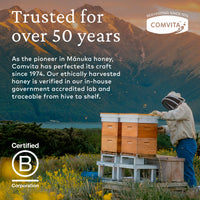 Thumbnail for Comvita Manuka Honey UMF 5+ (MGO 83+) - Raw Manuka Honey New Zealand, Pure & Unpasteurized, Superfood for Immune Health, Use in Tea, Wild, Monofloral, Non-GMO - 250g (8.8 oz)