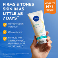 Thumbnail for NIVEA Skin Firming & Toning Body Gel Cream with Q10, Hyaluronic Acid and Vitamin C, Clinically Tested Skin Firming & Toning Cream, 72-Hour Moisture, 6.7 Oz Tube