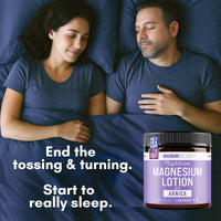 Thumbnail for Magnum Solace Nighttime Magnesium Lotion with Arnica – Soothing Relief & Relaxation, Highly Concentrated Magnesium for Muscles & Joints – Apply to Legs or Feet Before Bed – Skin-Friendly