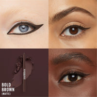 Thumbnail for Maybelline TattooStudio Long-Lasting Sharpenable Eyeliner Pencil, Glide on Smooth Gel Pigments with 36 Hour Wear, Waterproof, Bold Brown, 1 Count