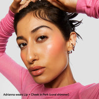 Thumbnail for Milk Makeup Lip + Cheek Stick â€“ Multi-Use Cream Blush + Lip Color with Mango Butter, Avocado Oil + Apricot Oil â€“ Hydrating, Buildable, Long-Lasting, Vegan Formula â€“ Perk, 0.21 oz