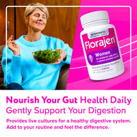 Thumbnail for Florajen Womenâ€™s Vaginal Probiotic - Gut Health, Vaginal pH Balance, & Constipation Relief - Multi-Strain Formula with Lactobacillus - Refrigerated for Potency - 60 Capsules