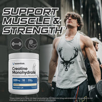 Thumbnail for Bucked Up Pure Micronized Creatine Monohydrate for Women and Men - Easy to Mix and Unflavored - 5G Per Serving - 50 Servings - 250 Grams Per Container