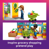 Thumbnail for LEGO Friends Heartlake City Convenience Store Building Toy for Girls & Boys - Pretend Play Set for Kids, Ages 5+ - W/Autumn & Zac Minidolls, 1 Toy Dog, & Accessories - Gift Idea for Birthdays - 42680