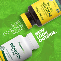 Thumbnail for NaturesPlus Biorutin - 1000mg, 90 Tablets - Bioflavonoid & Rutin Complex - Vegetarian, Gluten Free - 90 Servings