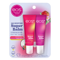 Thumbnail for eos 24H Moisture Super Balm - Coconut Milk & Honey Apple, Day or Night Lip Treatment, Made for Sensitive Skin, Lip Balms & Moisturizers, 0.35 fl oz, 2-Pack