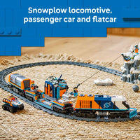 Thumbnail for LEGO City Explorers' Arctic Polar Express Train Set - Building & Learning Toys for Kids - Remote Controlled Train for Boys & Girls, Ages 7+ - with 6 Explorer Minifigures - Birthday Gift Idea - 60470